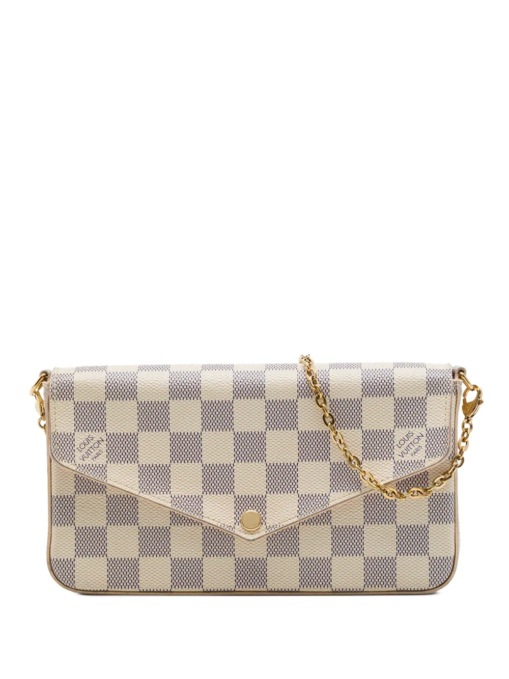 Louis Vuitton Pre-Owned 2020 Damier Azur Pochette Felicie crossbody bag - Weiß