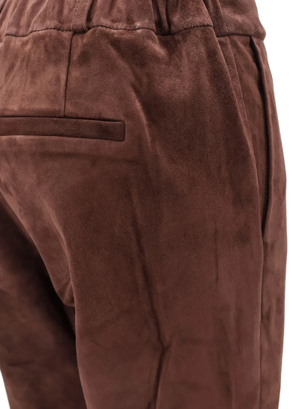 Arma Jen stretch-suede trousers Bruin