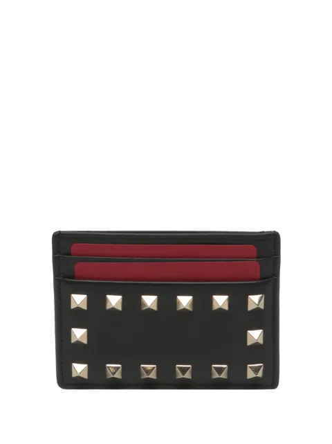 Valentino Garavani Pre-Owned 2000-2017 Leather Rockstud card holder