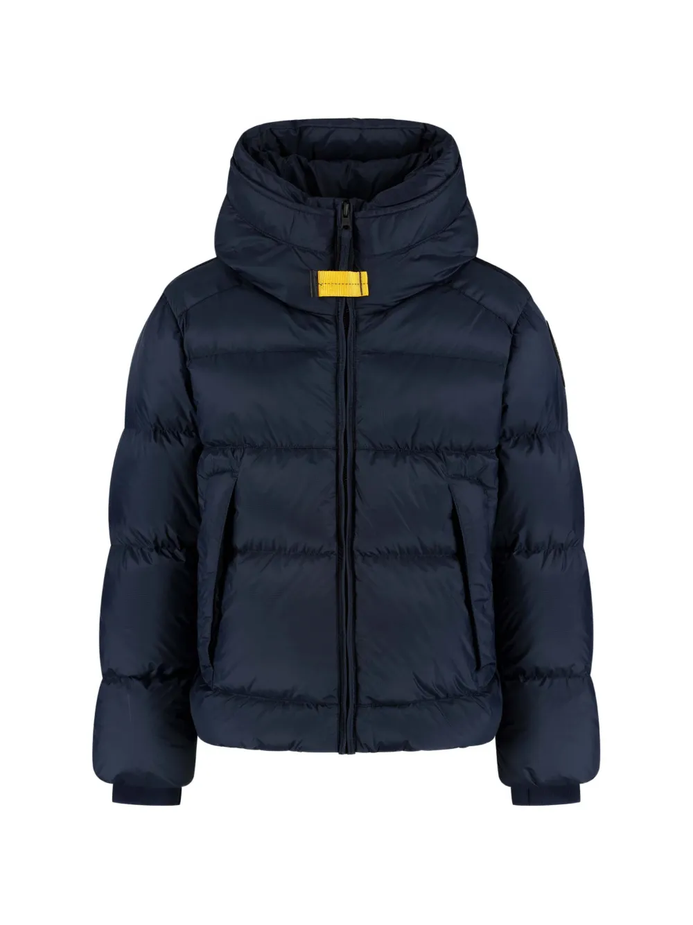 Parajumpers Kids logo-patch padded jacket - Blu