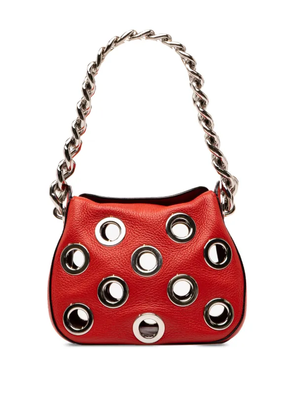 Prada Pre-Owned 2010-2026 ヴィッテロダイノ グロメット ハンドバッグ