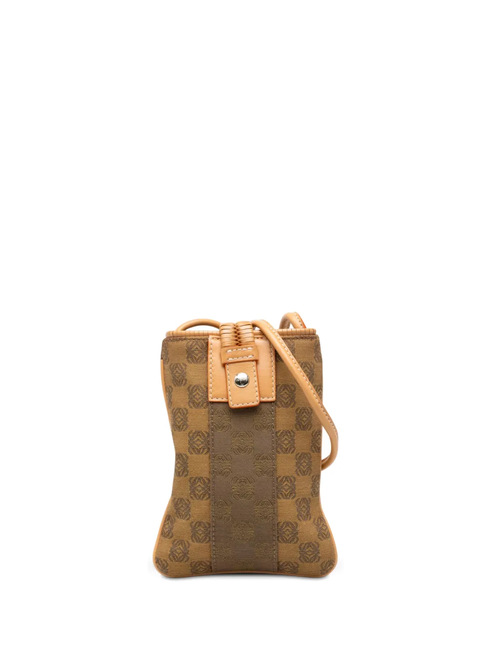 Loewe Pre-Owned 2005 Anagram Canvas Phone Pouch crossbody bag - Brown