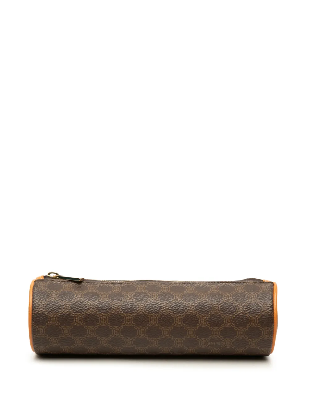 Celine Pre-Owned 2003 Macadam Coated Canvas Pencil Case - Braun