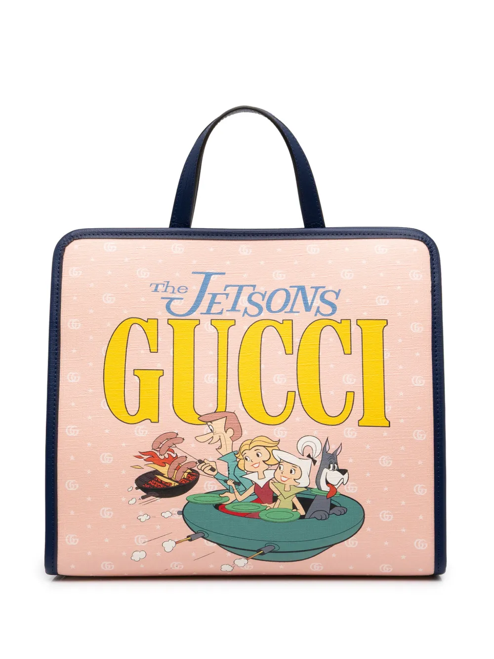 Gucci Pre-Owned 2016-2026 The Jetsons Kids Coated Canvas tote bag - Pink