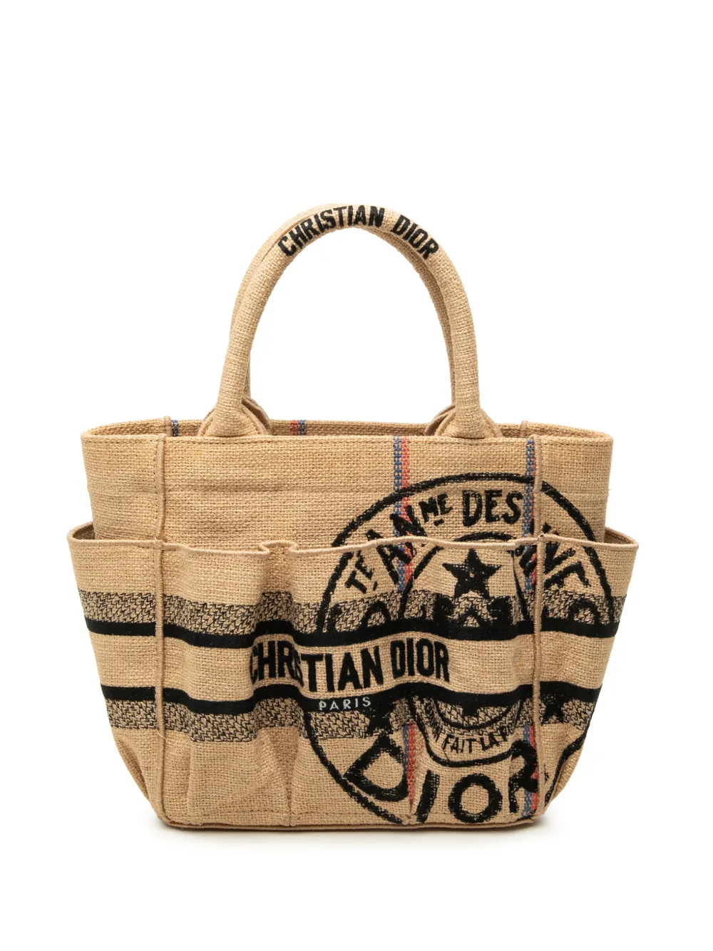 Christian Dior Pre-Owned 2022 Small Jute Catherine tote bag - Nude