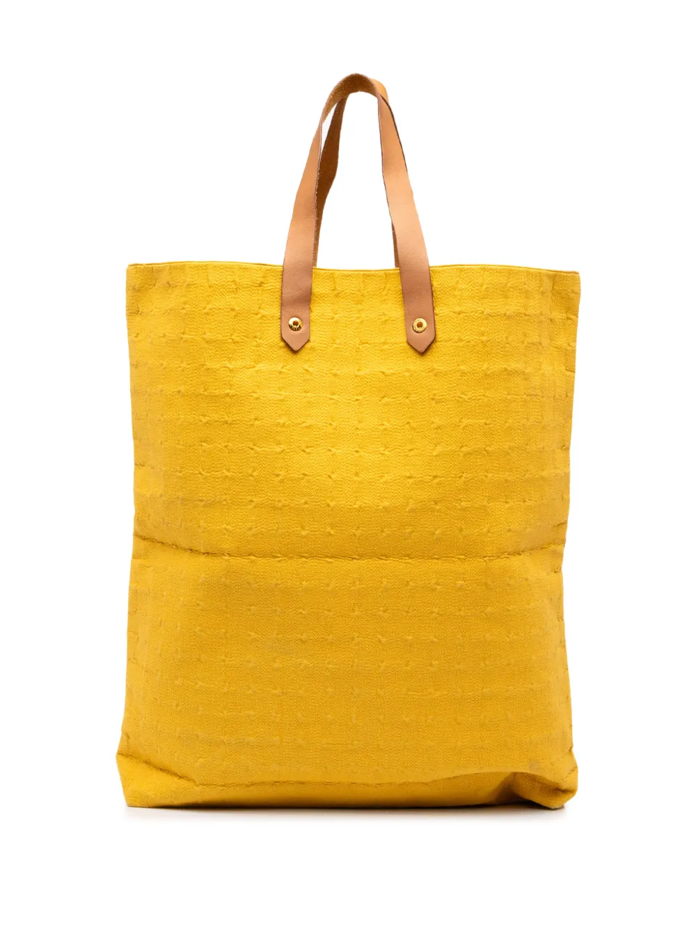 Hermès Pre-Owned 2000-2020 Canvas Ahmedabad Cabas II GM tote bag - Giallo