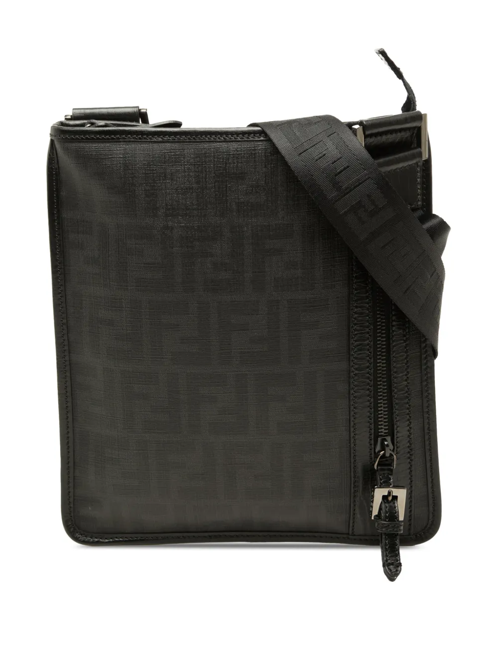Fendi Pre-Owned 2010-2026 Zucca Spalmati crossbody bag - Schwarz