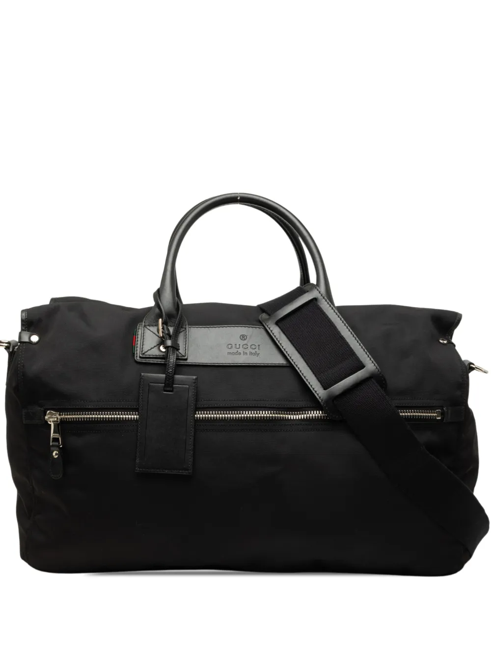 Gucci Pre-Owned 2000-2015 Nylon Web travel bag - Schwarz