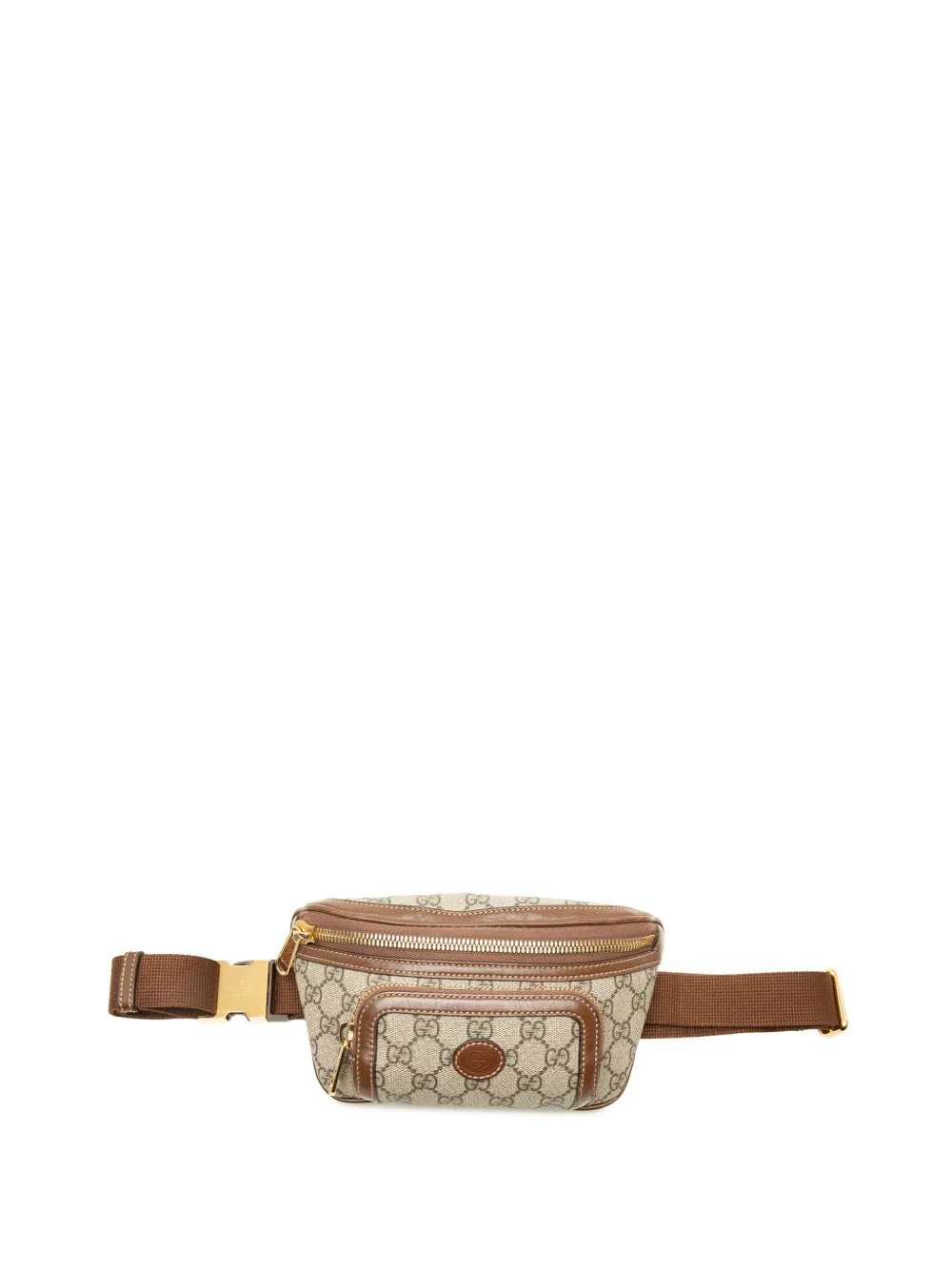 Gucci Pre-Owned 2000-2015 GG Supreme Interlocking G belt bag - Nude