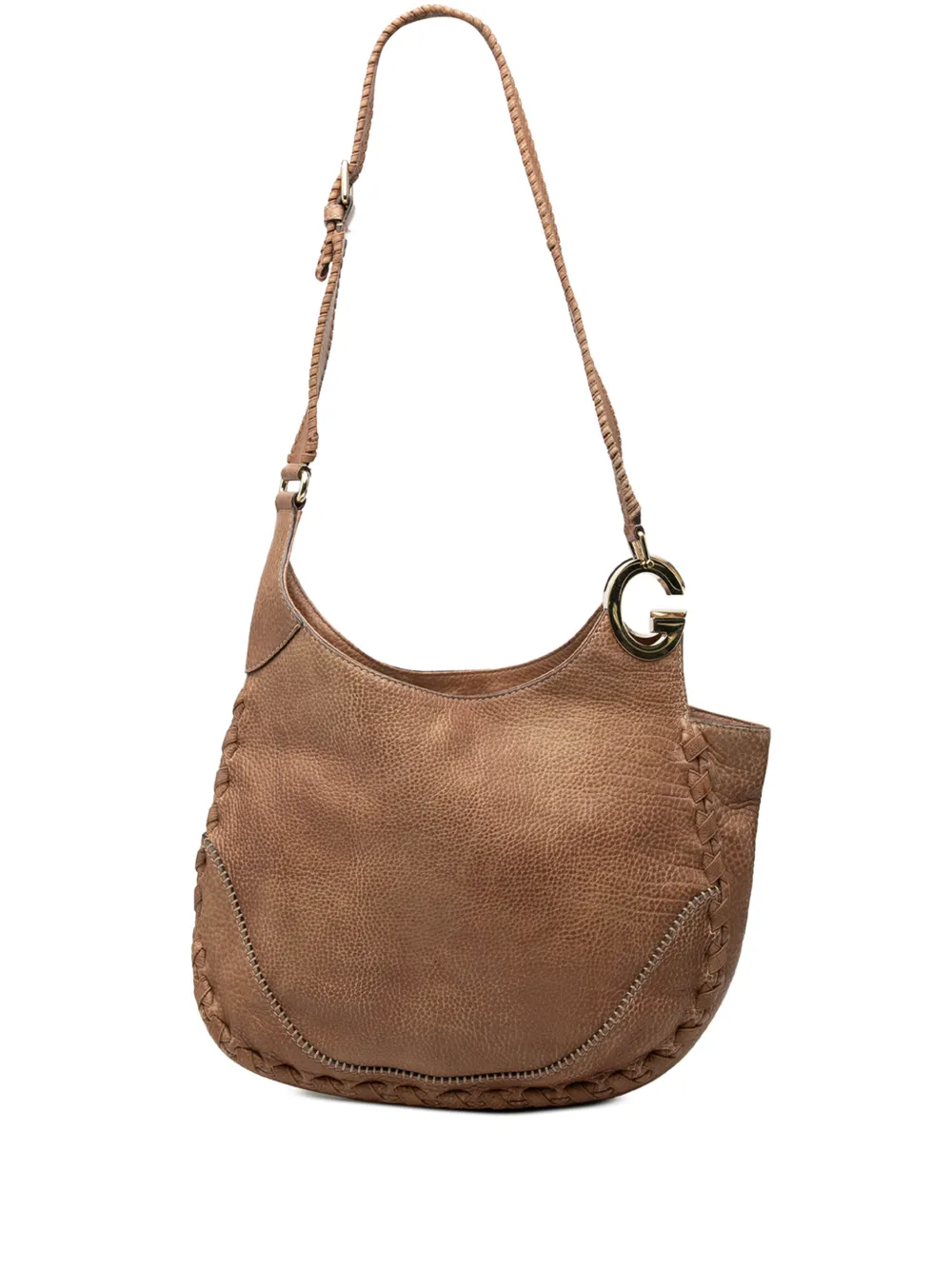 Gucci Pre-Owned 2000-2015 Leather Charlotte crossbody bag - Brown