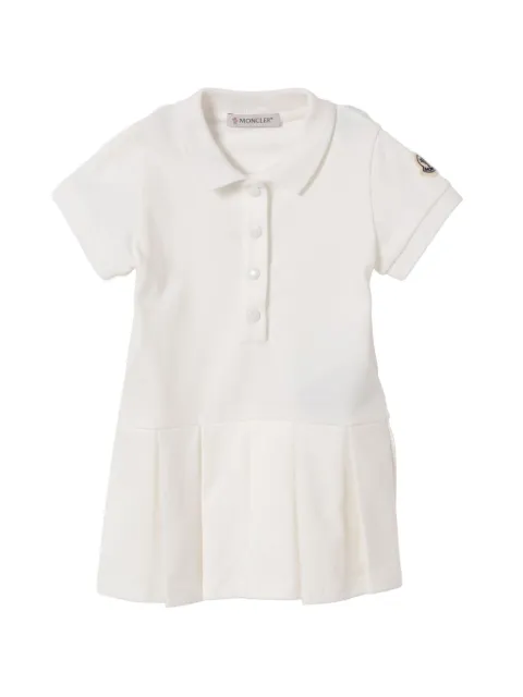 Moncler Enfant Abito modello polo plissettato