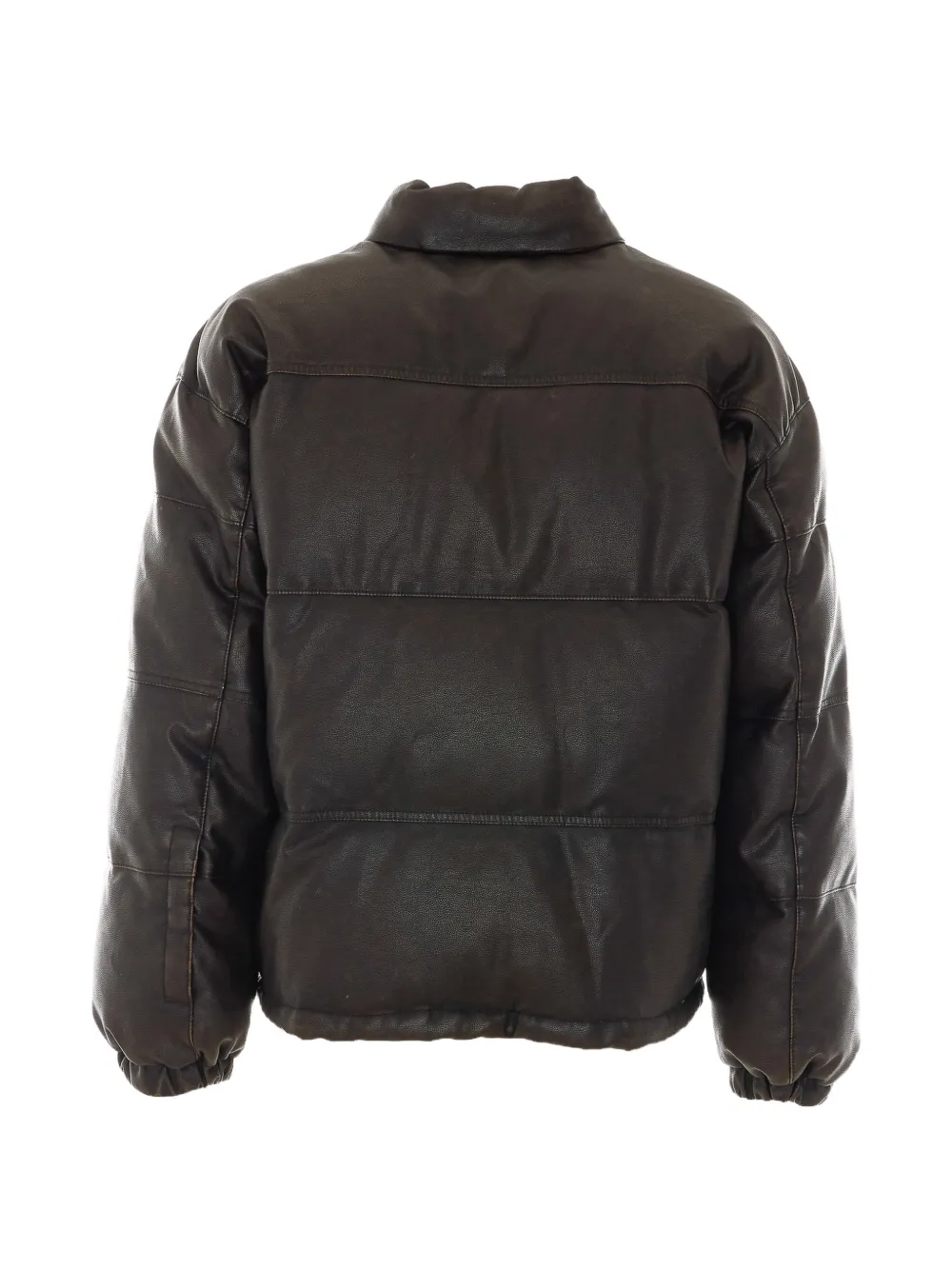 COOR padded faux-leather jacket Bruin