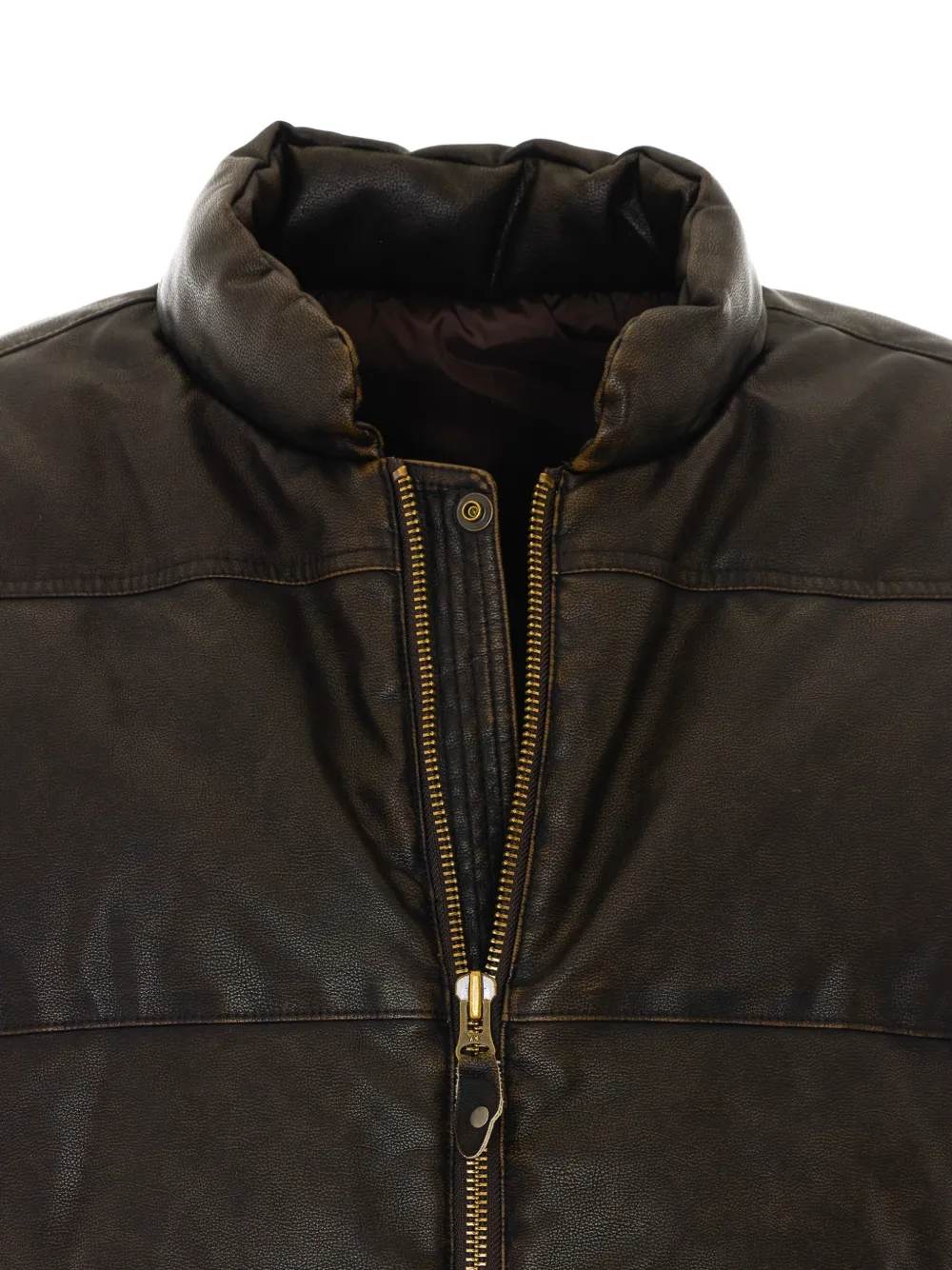 COOR padded faux-leather jacket Bruin