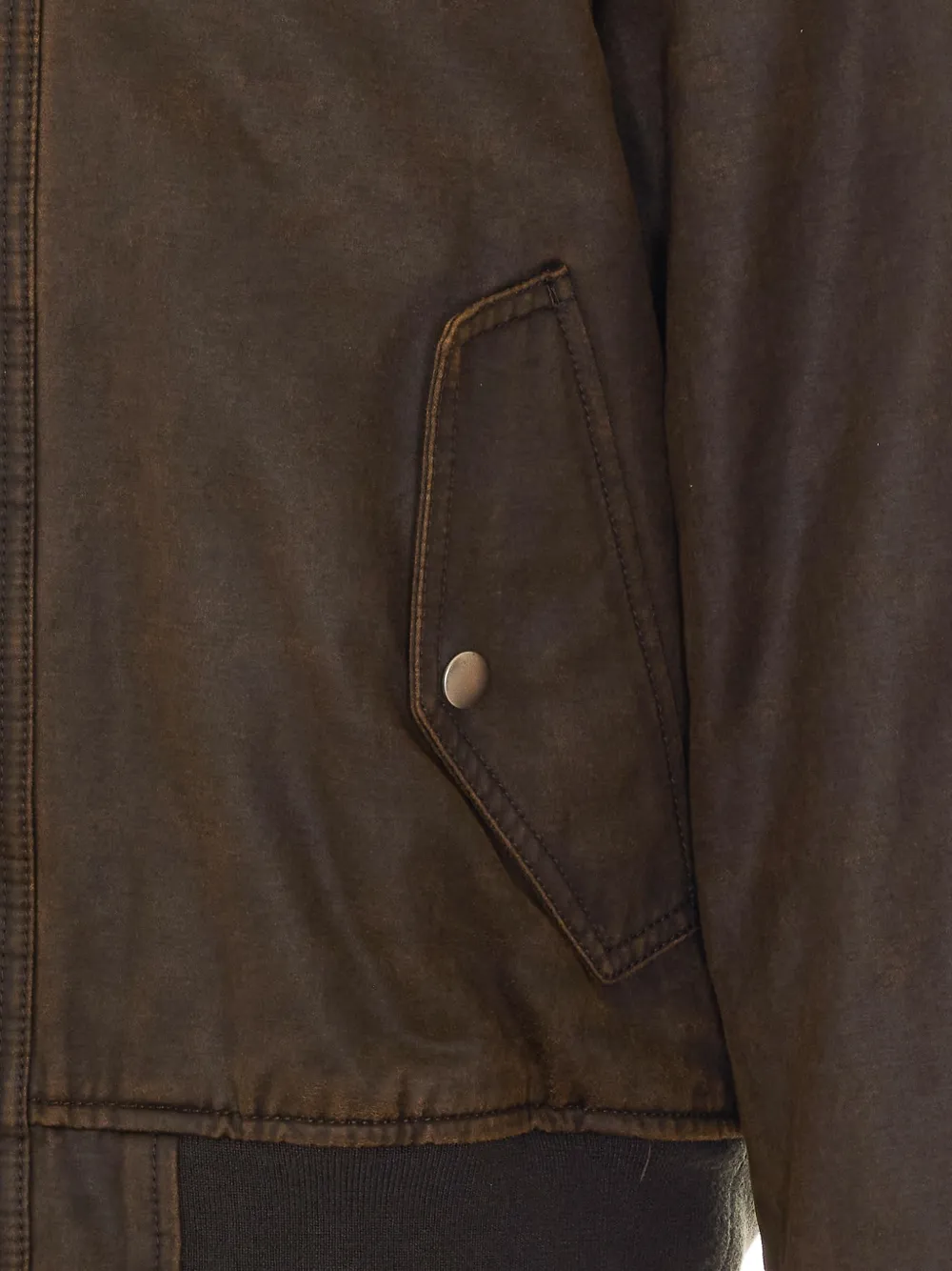 COOR high-neck hook-fastening jacket Bruin