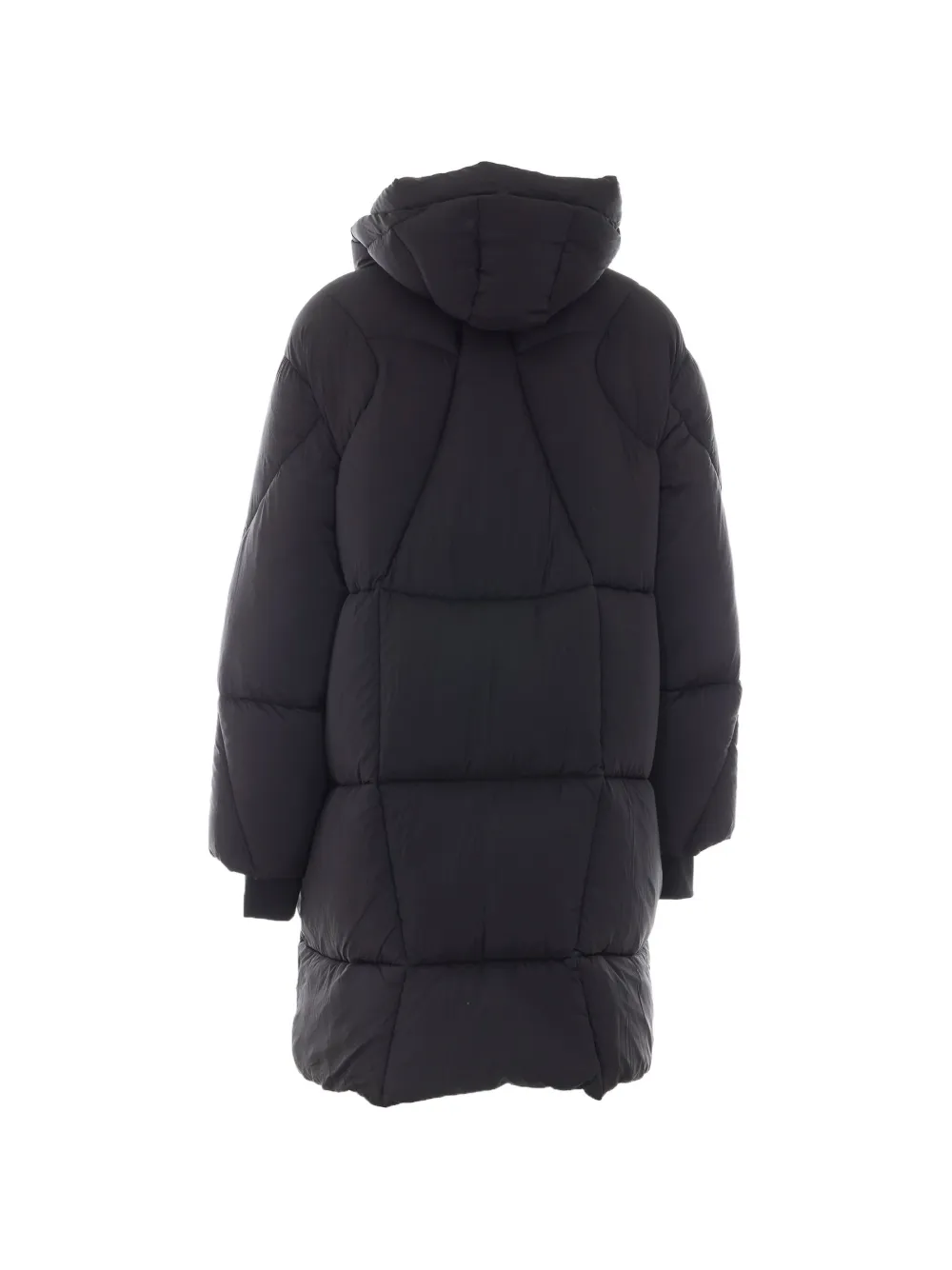 Thom Krom padded hooded parka Zwart