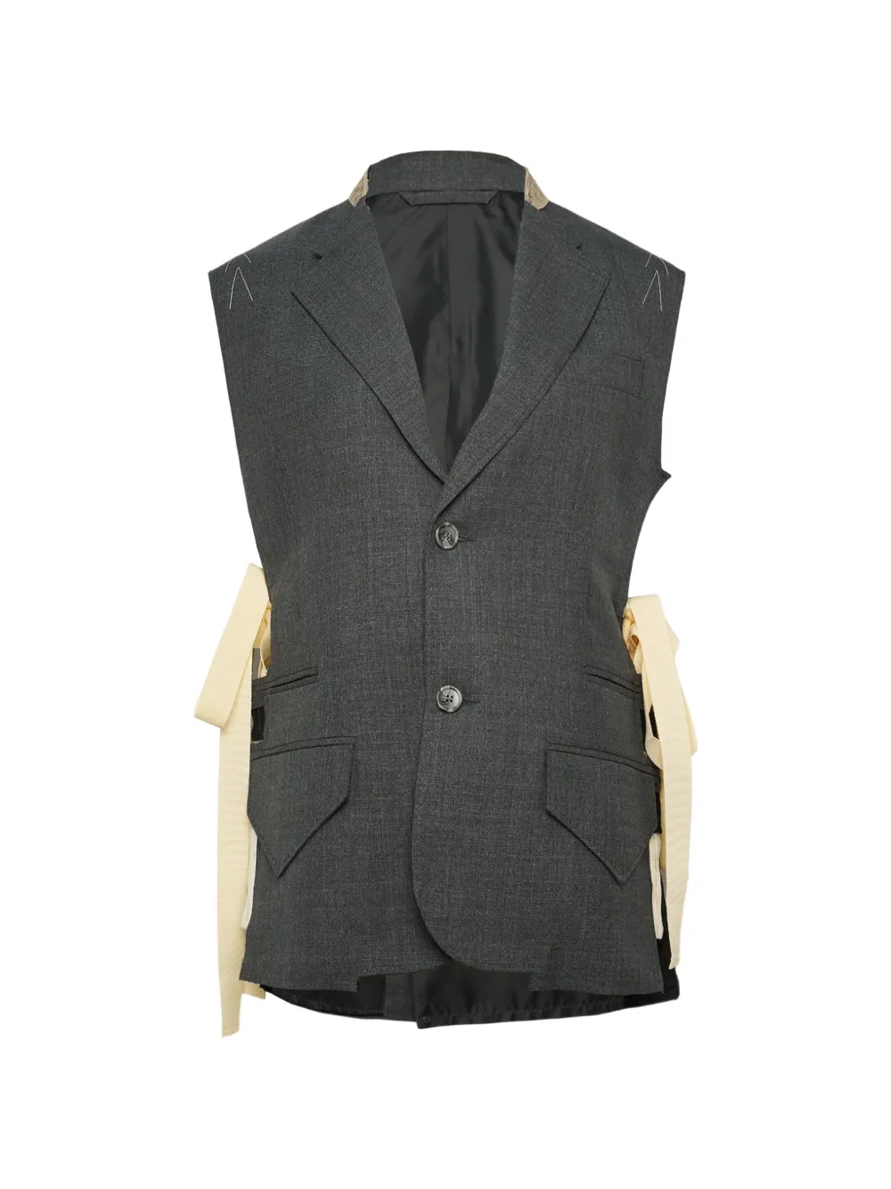 SONIA CARRASCO side-cut gilet jacket - Grau