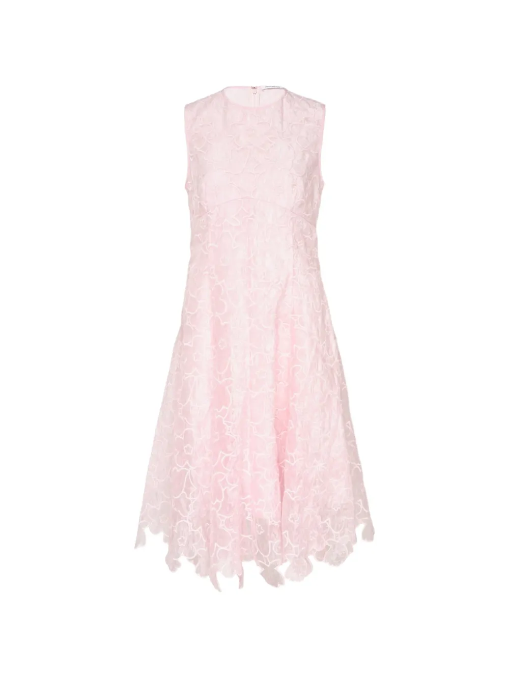 Cecilie Bahnsen Coranita embroidered midi dress - Rosa