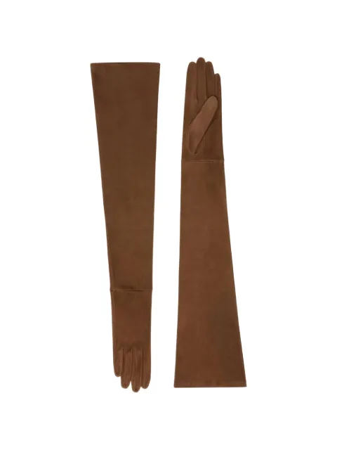 Max Mara lange handsker med svaj