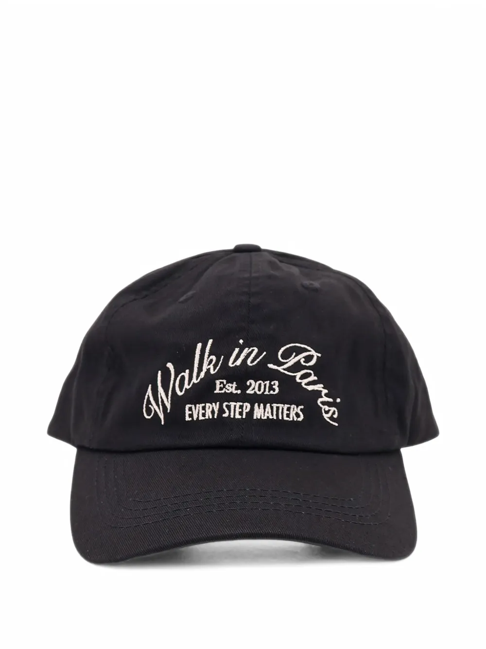 WALK IN PARIS embroidered baseball cap - Schwarz