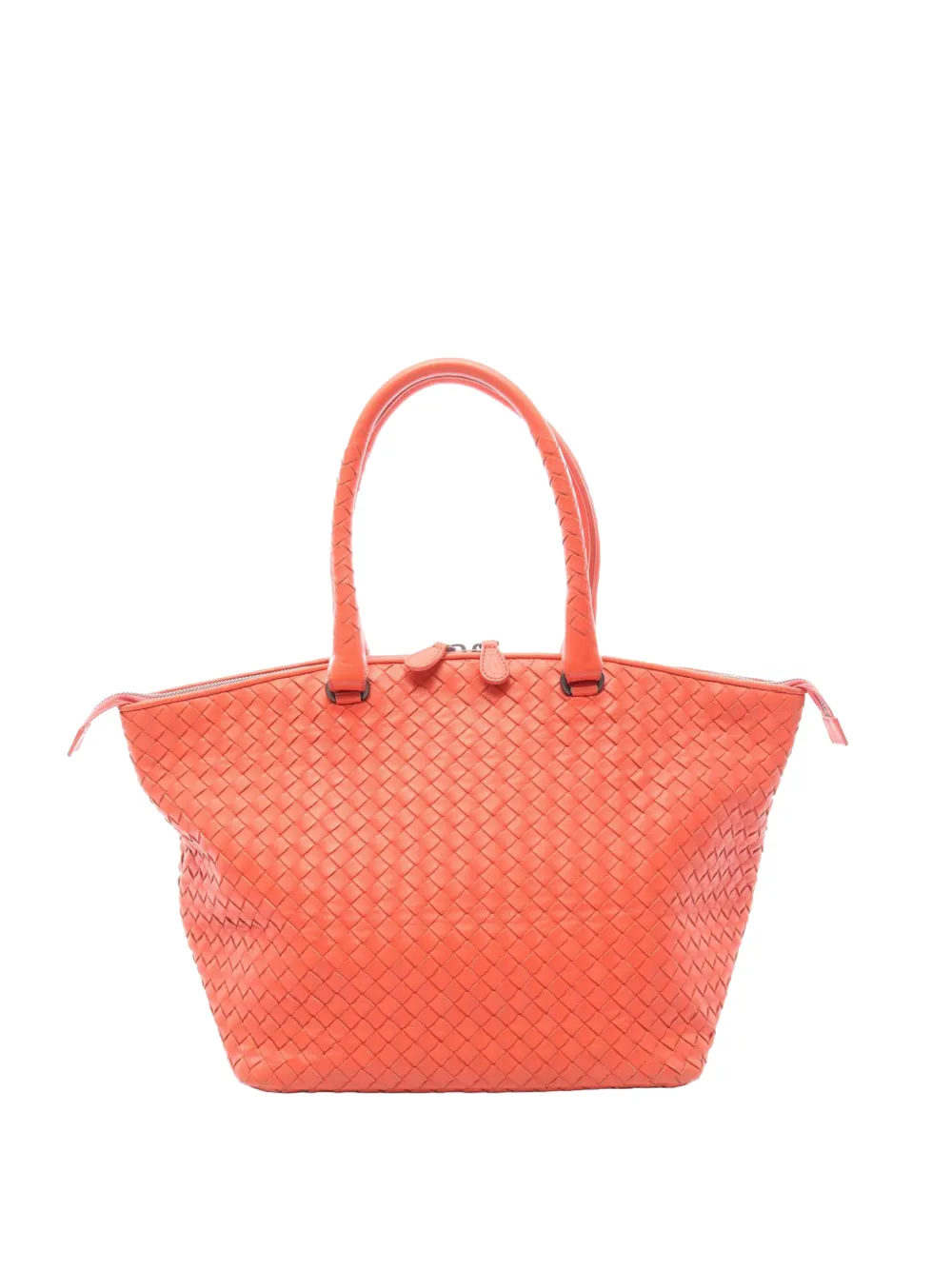 Bottega Veneta Pre-Owned 2000-2012 Nappa Intrecciato tote bag - Orange