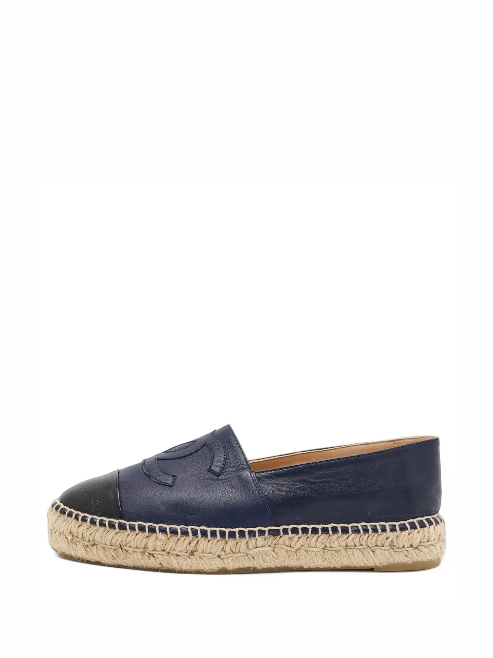CHANEL Pre-Owned CC cap-toe espadrilles - Blau