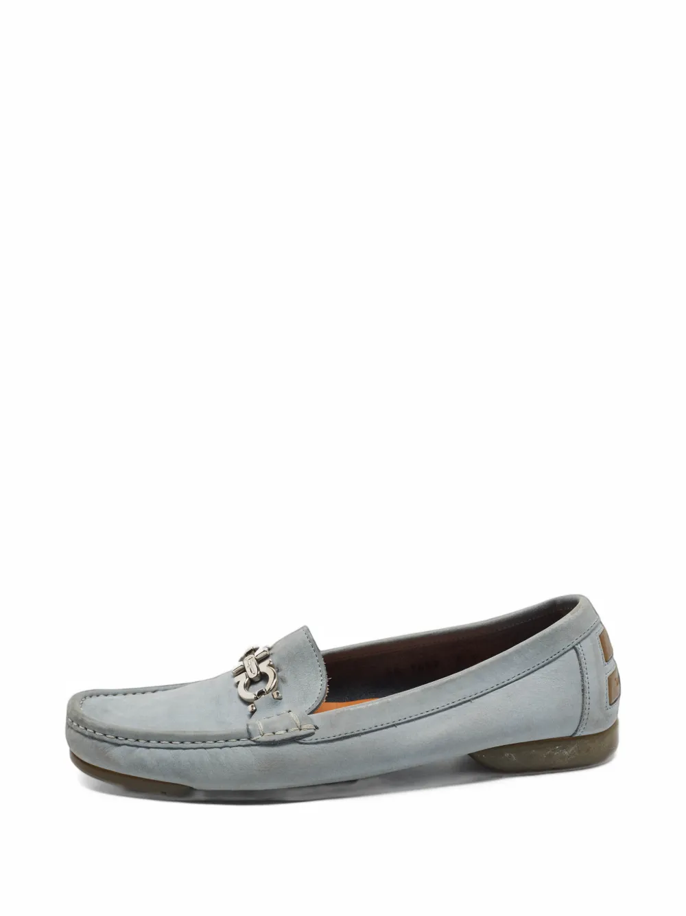 Ferragamo Pre-Owned leather loafers - Blau