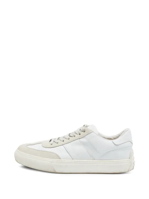 Tod's Vintage T-toe logo-stamped sneakers