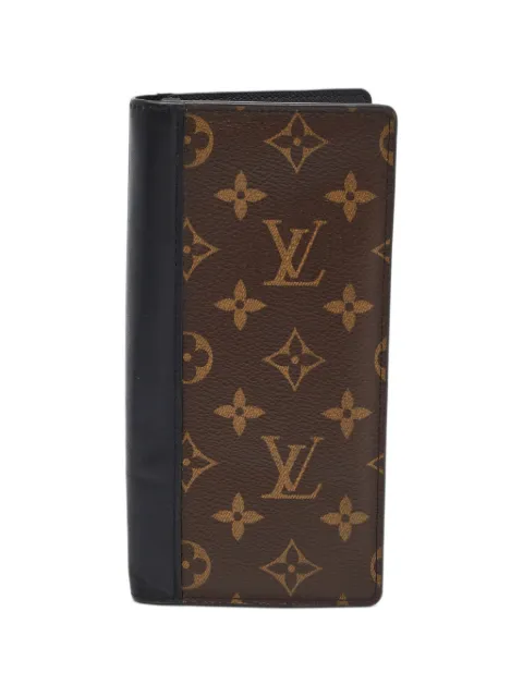 Louis Vuitton Pre-Owned Brazza Monogram Macassar long wallet