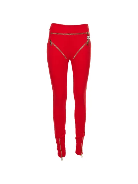 AREA zipper-trim brief-detail leggings