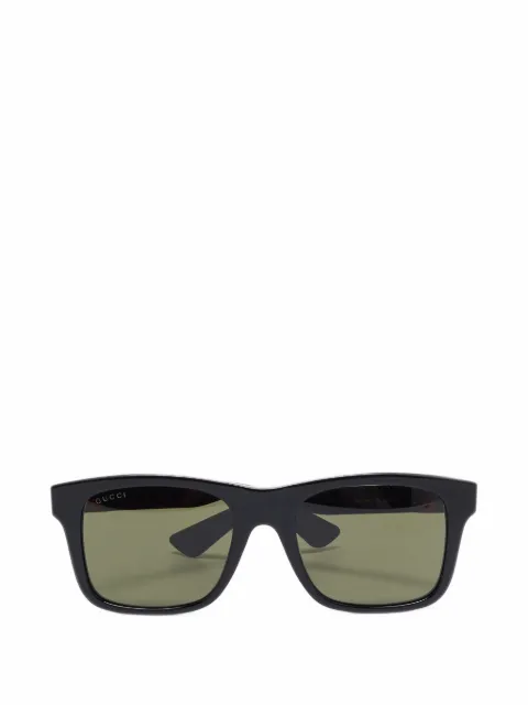 Gucci Pre-Owned Web Wayfarer sunglasses