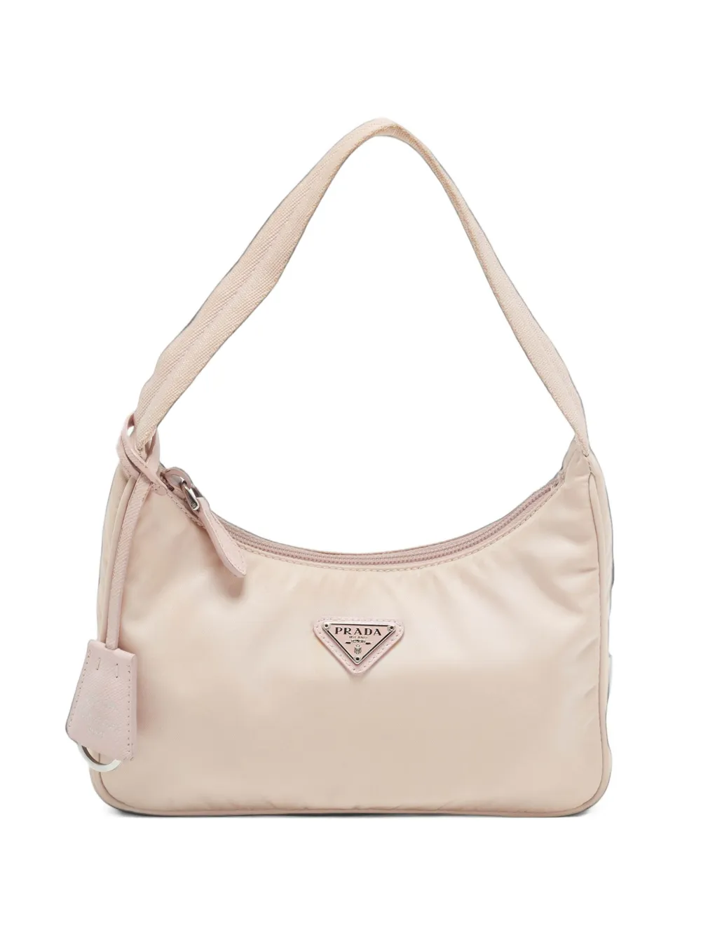 Prada Pre-Owned Re-Edition 2000 Re-Nylon logo-plaque shoulder bag - Rosa