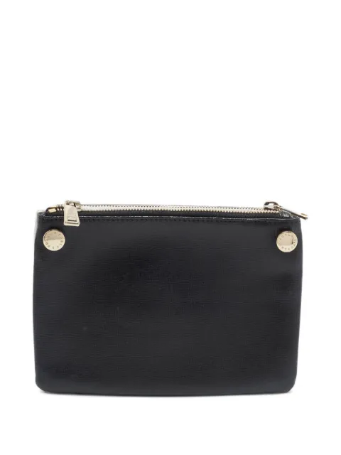 Furla Double Zip Clutch mit Nietendetail