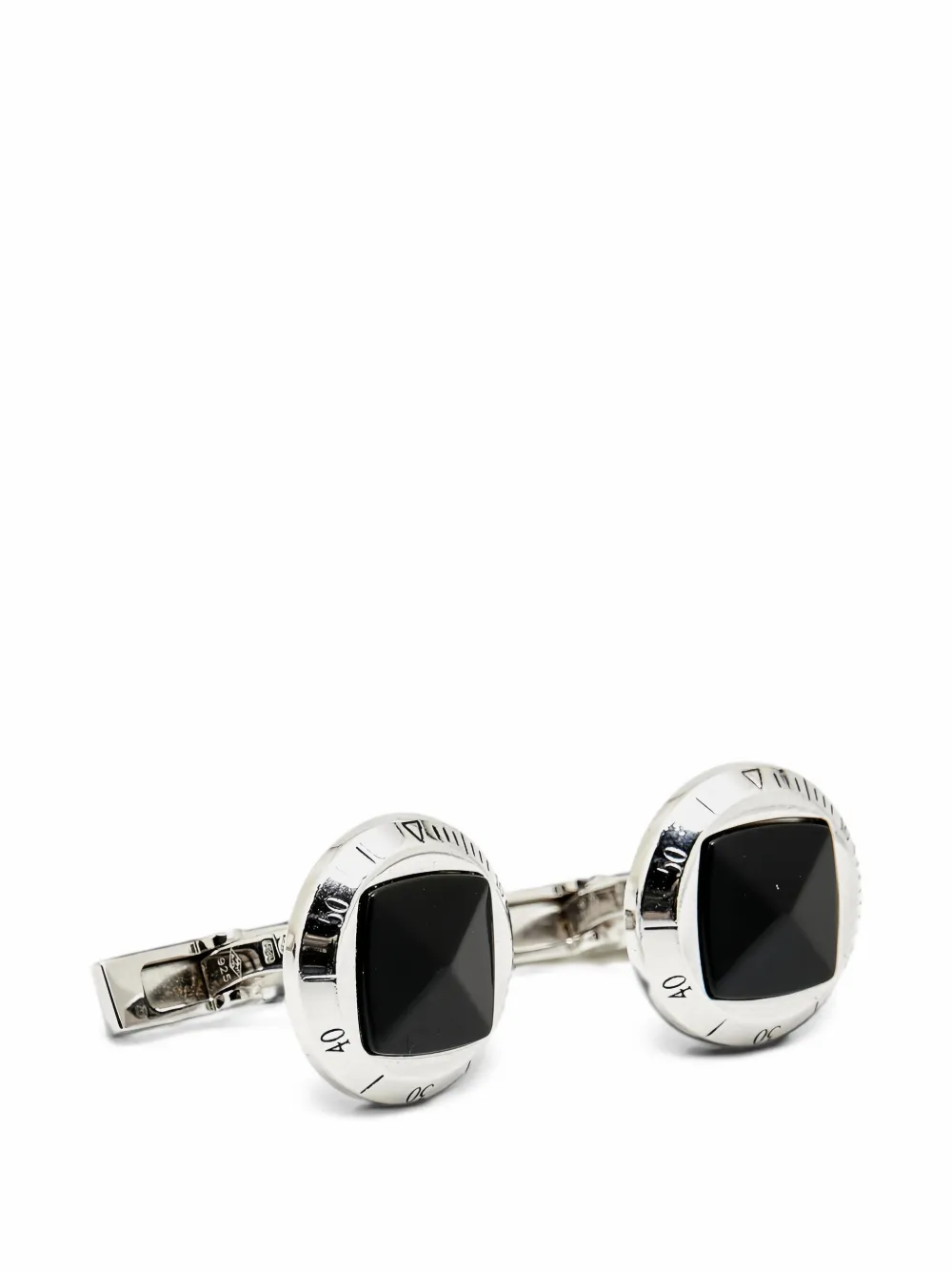 Cartier Pasha de Cartier onyx cufflinks - Silber