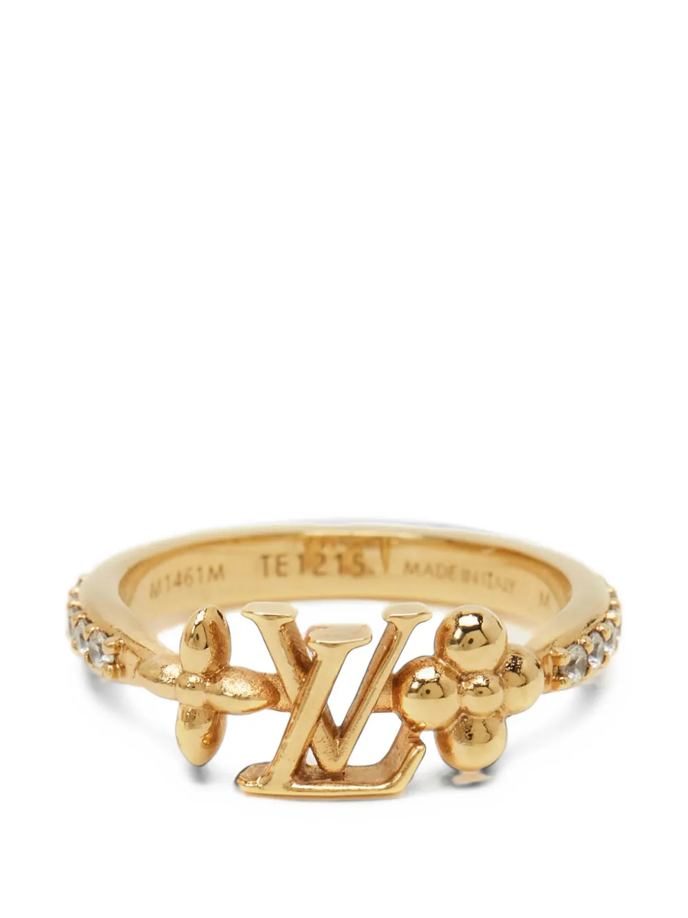 Louis Vuitton Pre-Owned LV Iconic crystal ring - Gold