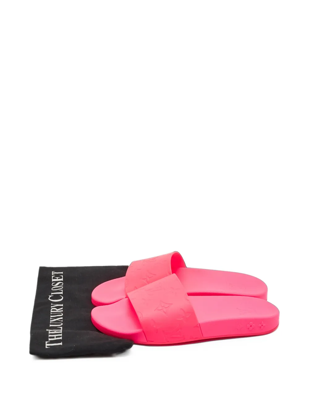 Louis Vuitton Pre-Owned monogram-embossed sandals - Rosa