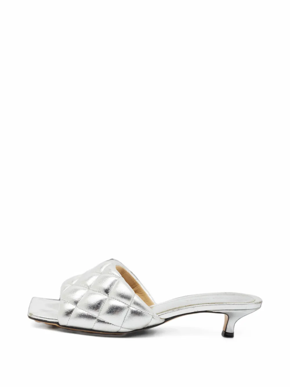 Bottega Veneta Pre-Owned Pillow quilted sandals - Silver