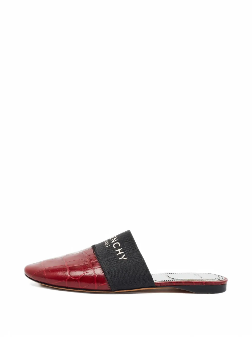 Givenchy Pre-Owned Bedford logo-print mules - Rot