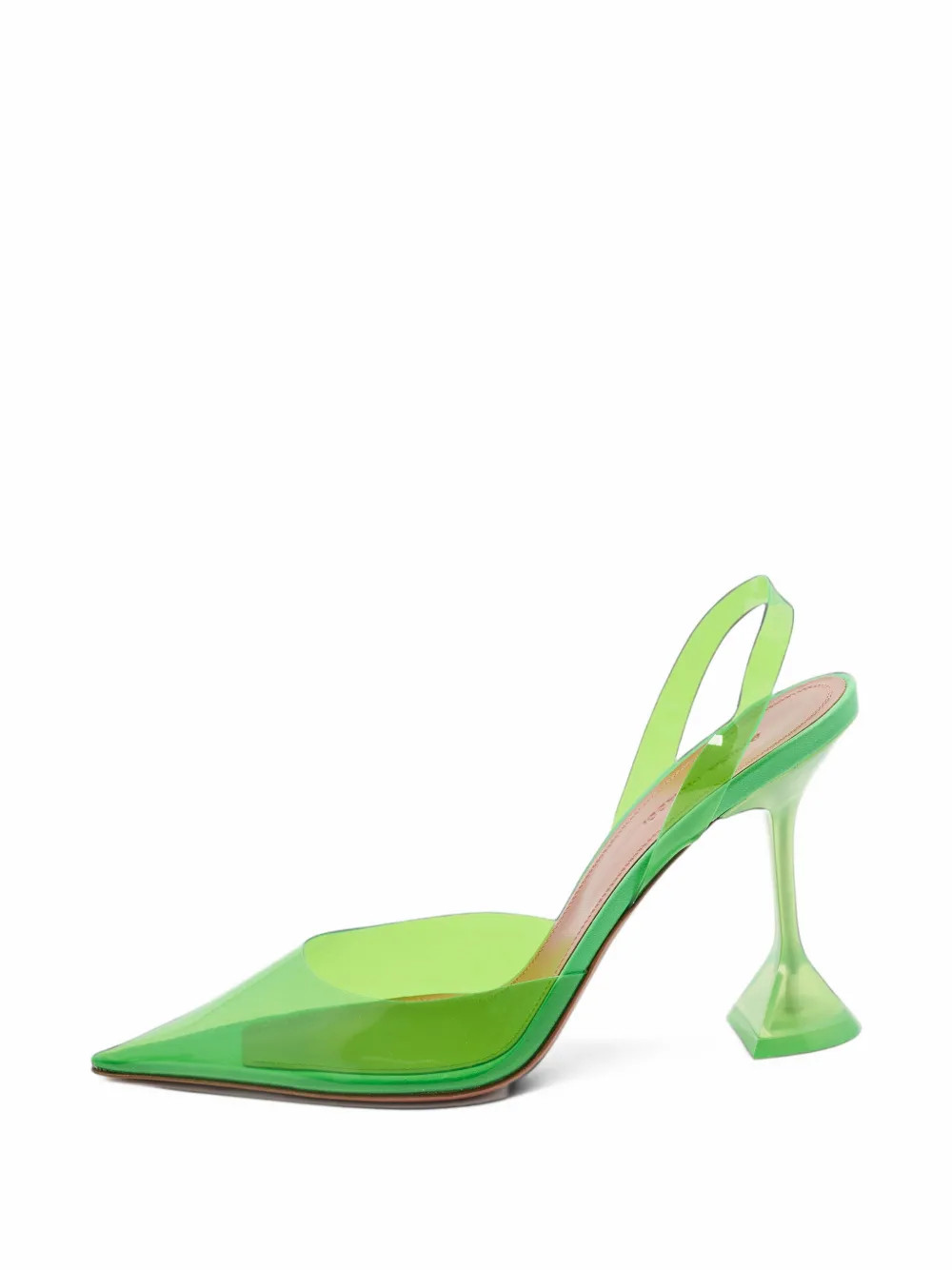Amina Muaddi Holli Glass slingback pumps - Grün