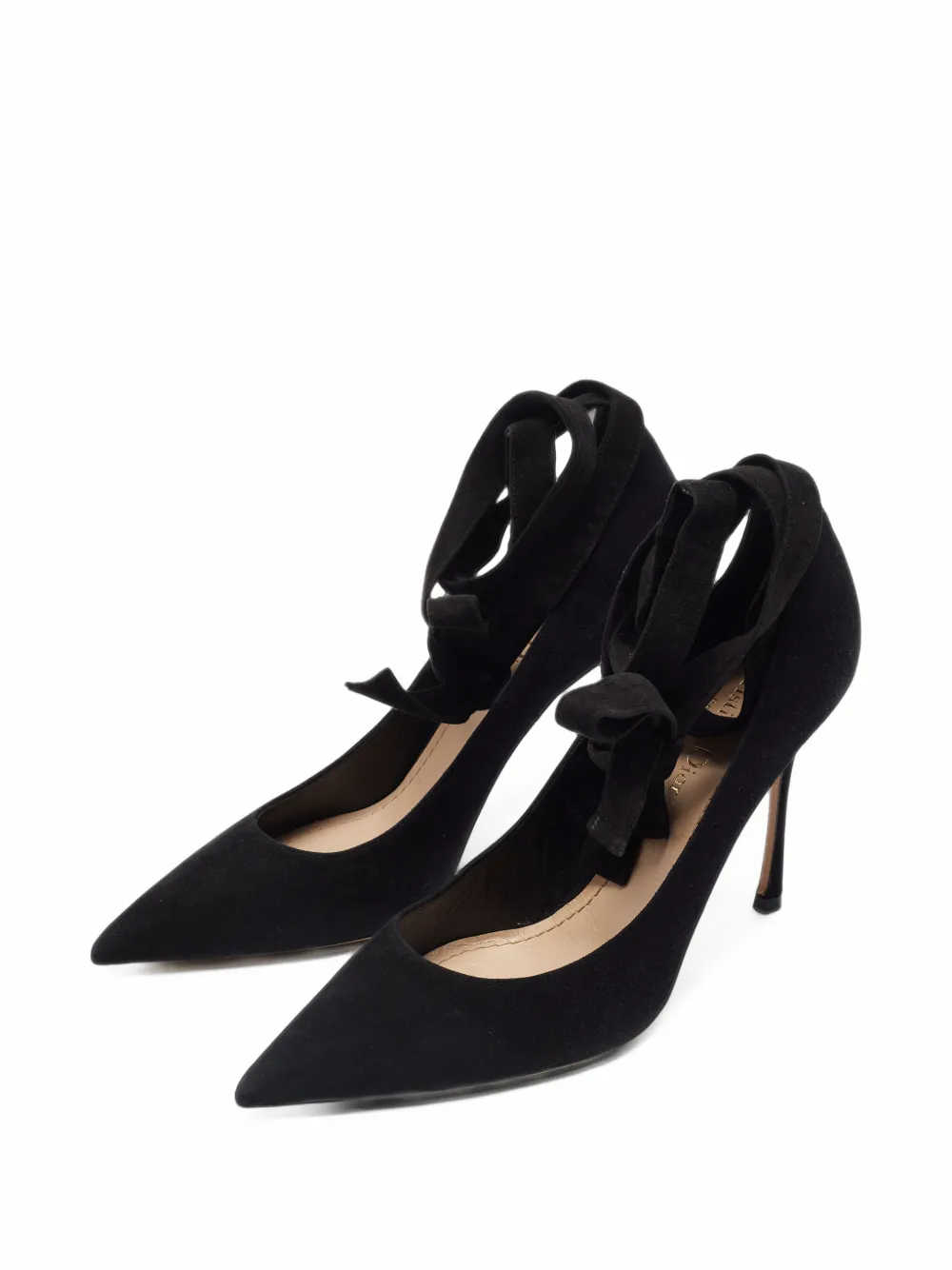 Christian Dior Pre-Owned Lovely-D ankle-tie pumps - Nero