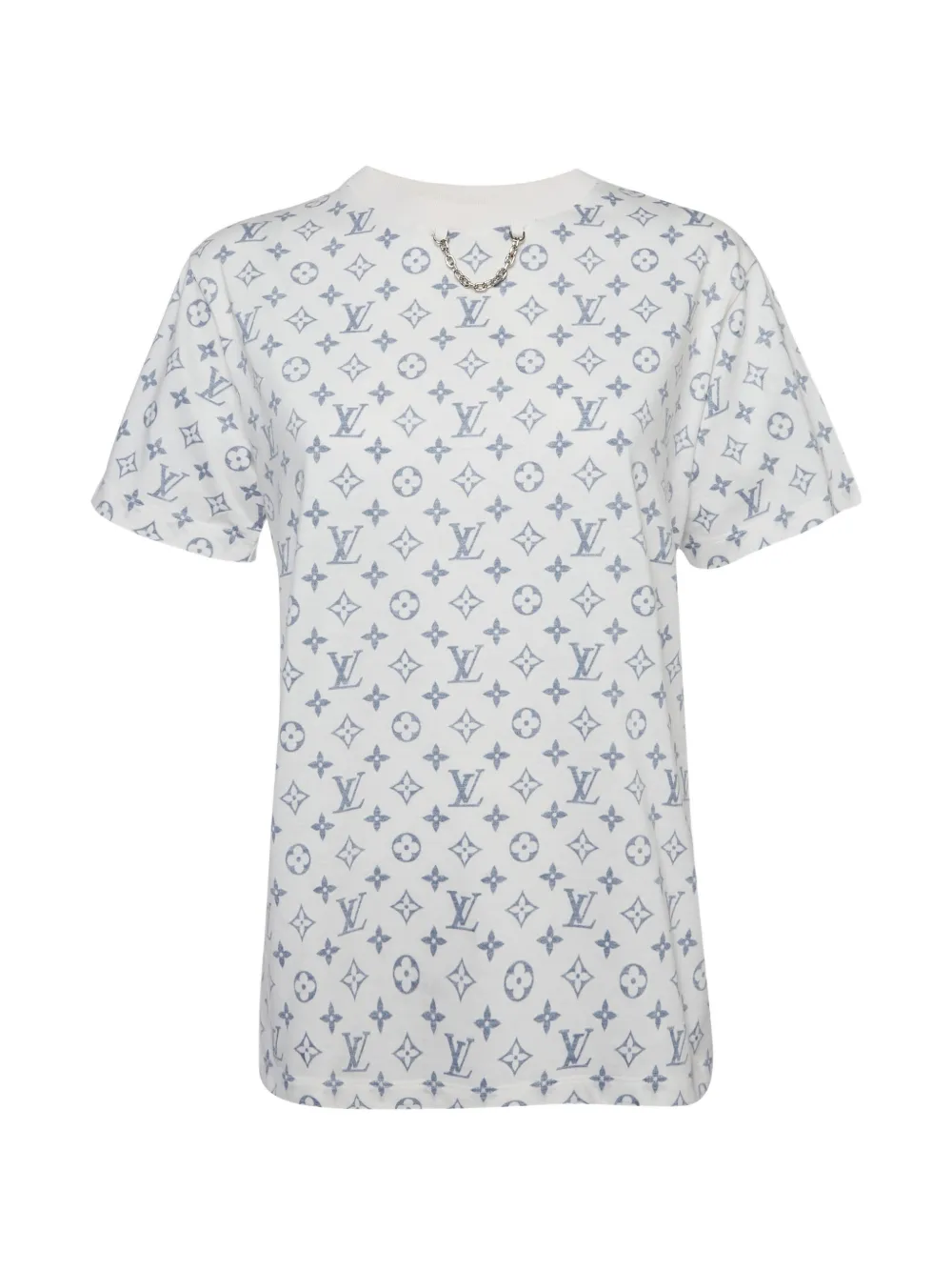 Louis Vuitton Pre-Owned monogram-pattern T-shirt - White