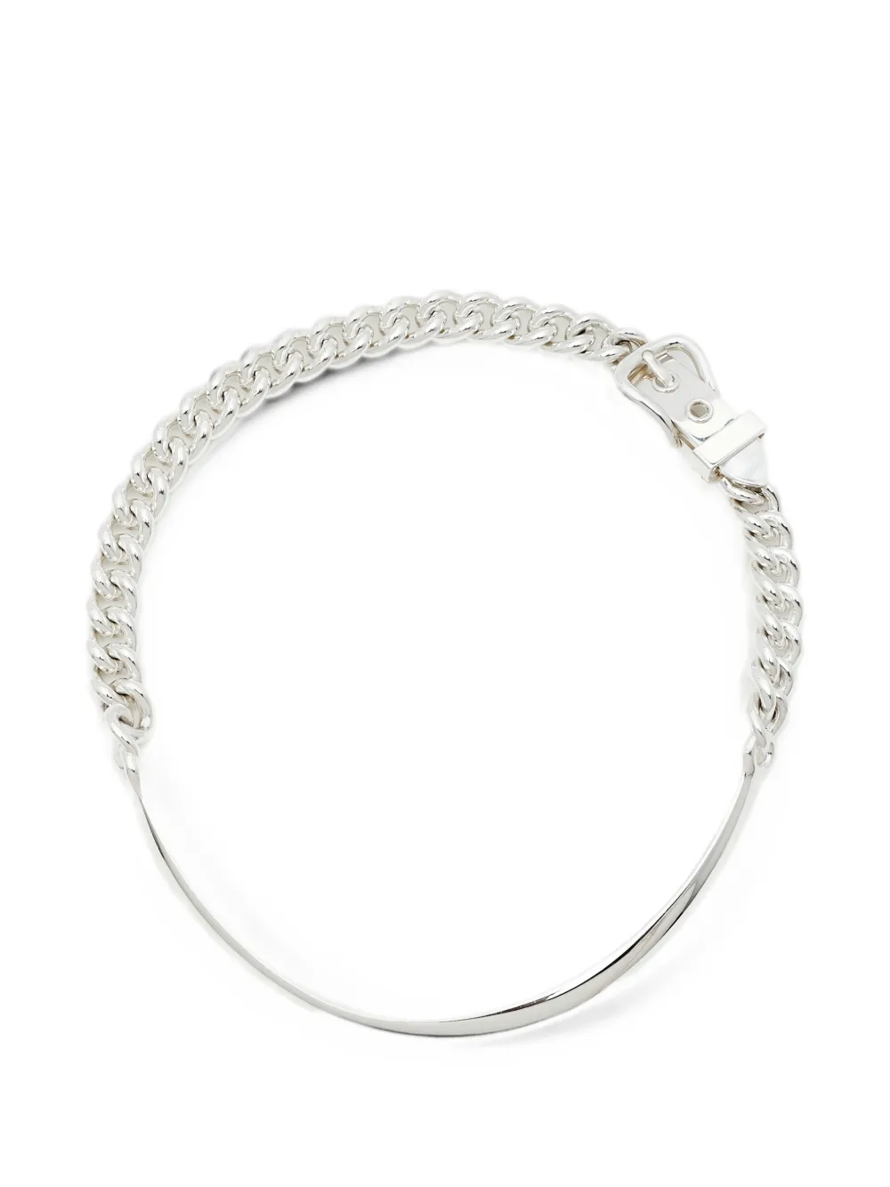 Hermès Pre-Owned Boucle Sellier necklace - Silver
