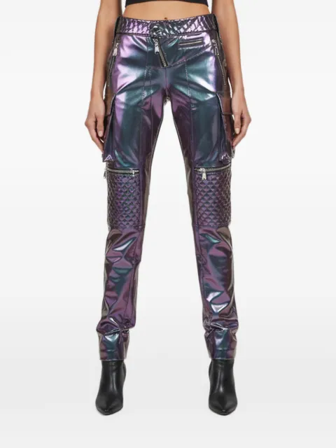 424 pantalon matelassé à poches cargo