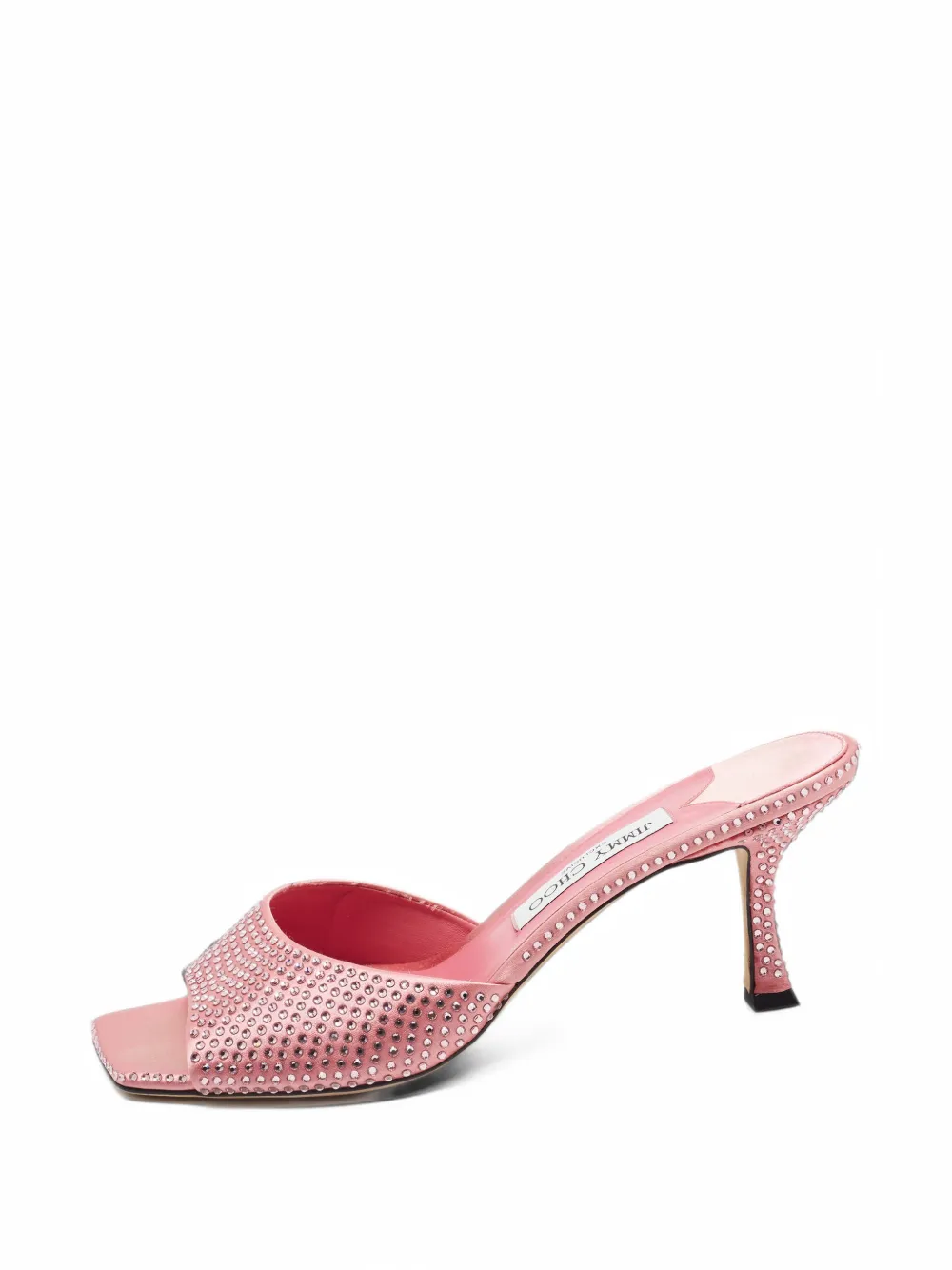 Jimmy Choo Pre-Owned Sky crystal-embellished sandals - Rosa