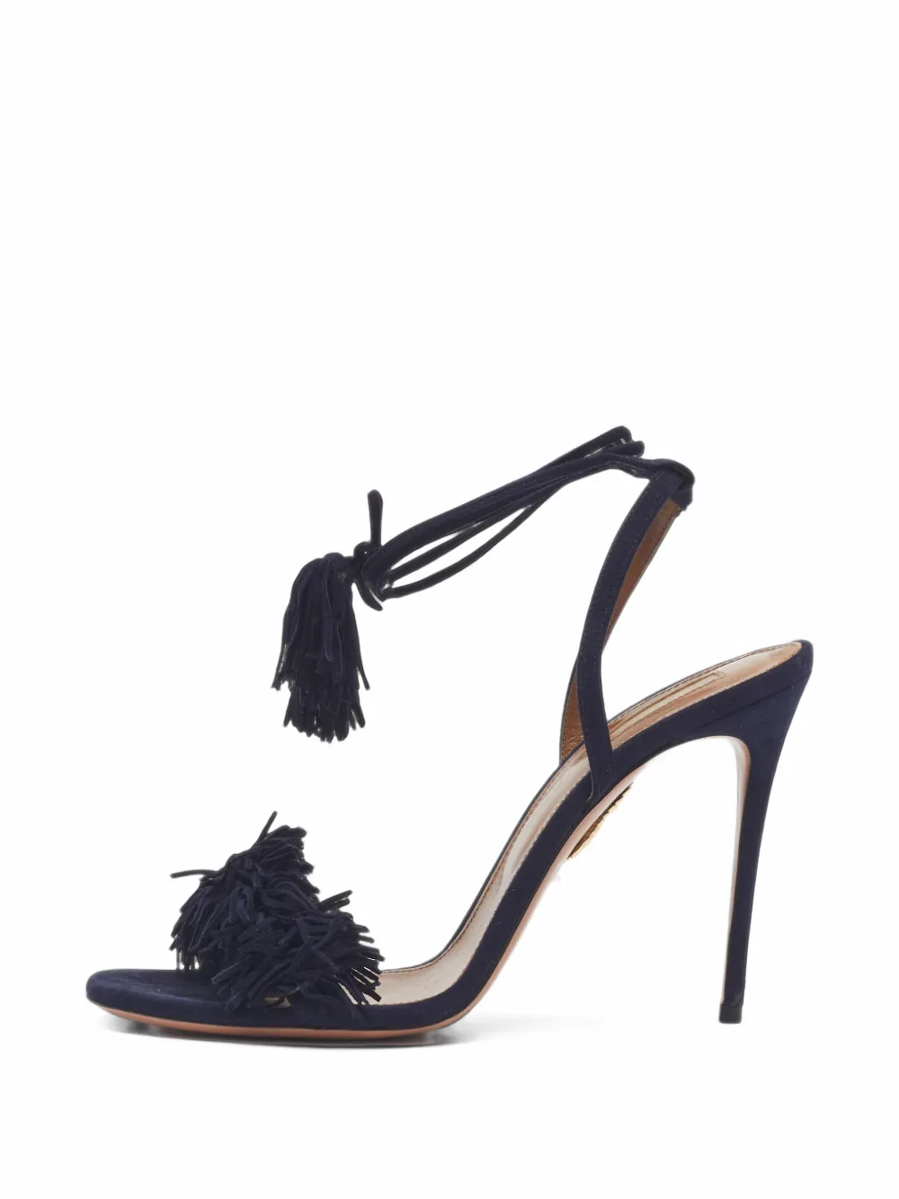 Aquazzura Wild Thing fringe sandals - Blau