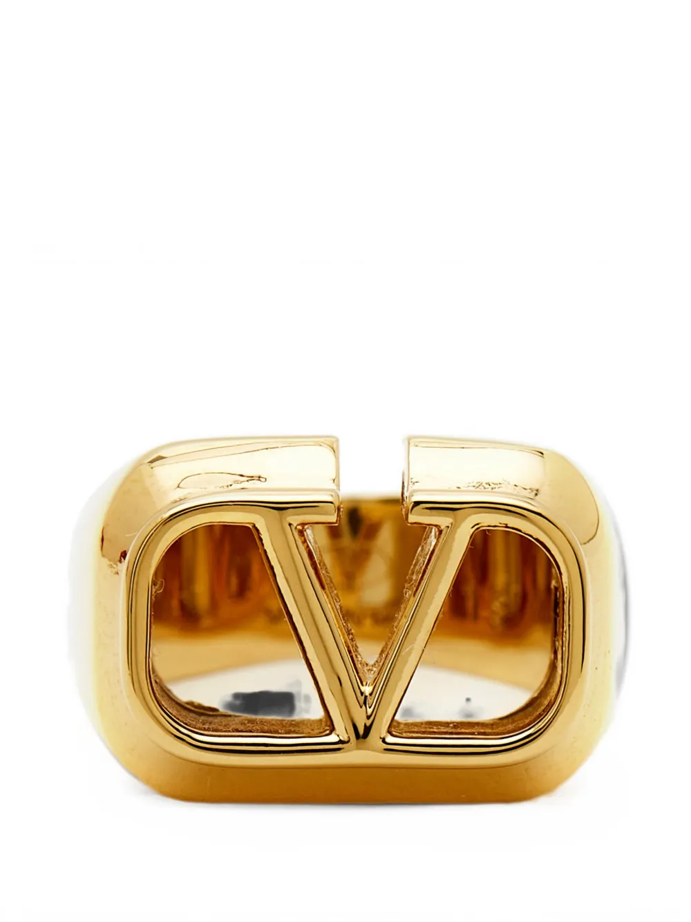 Valentino Garavani Pre-Owned VLogo signature ring - Oro