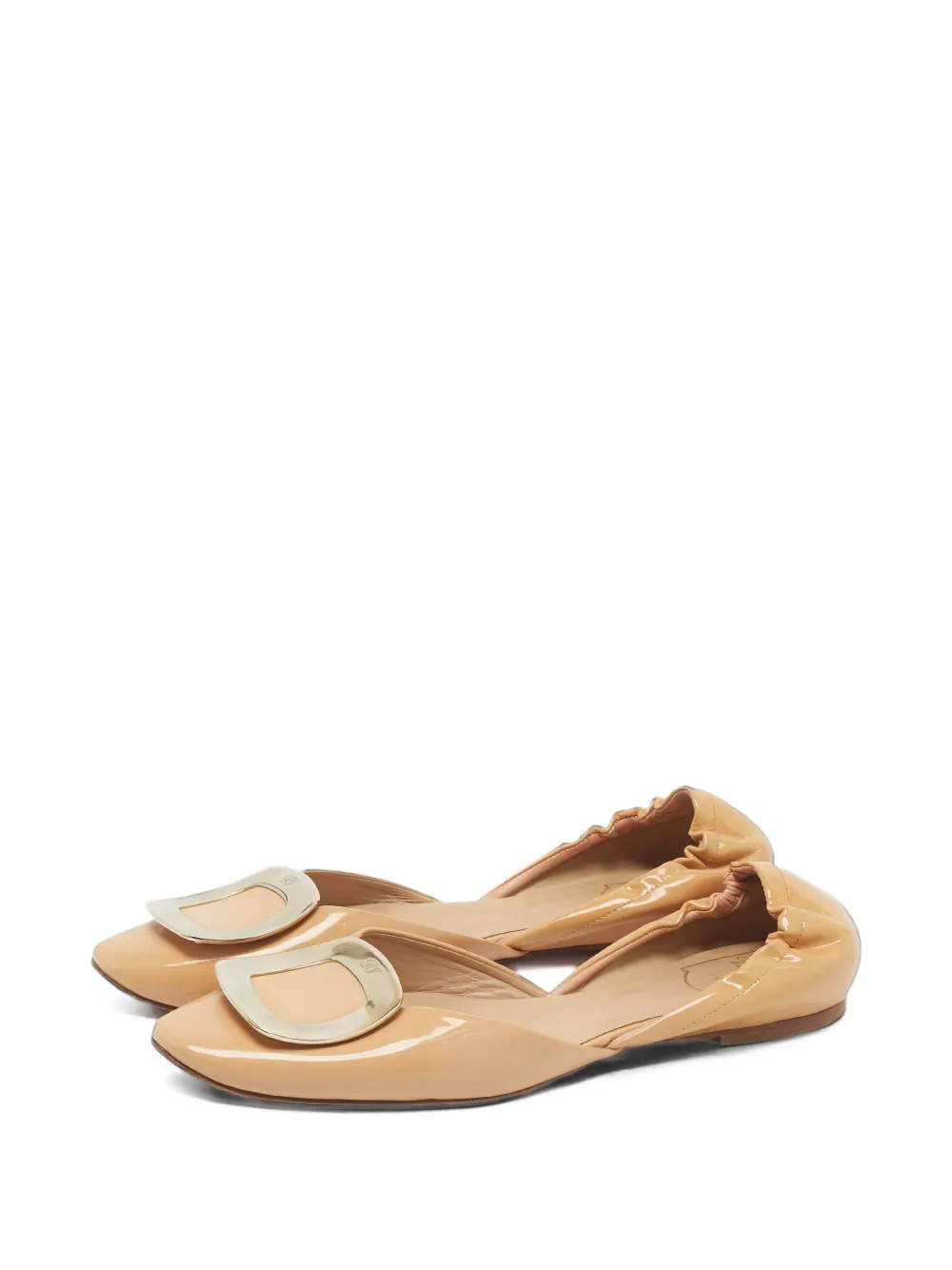 Roger Vivier Vintage Chips d'Orsay ballet flats - Nude