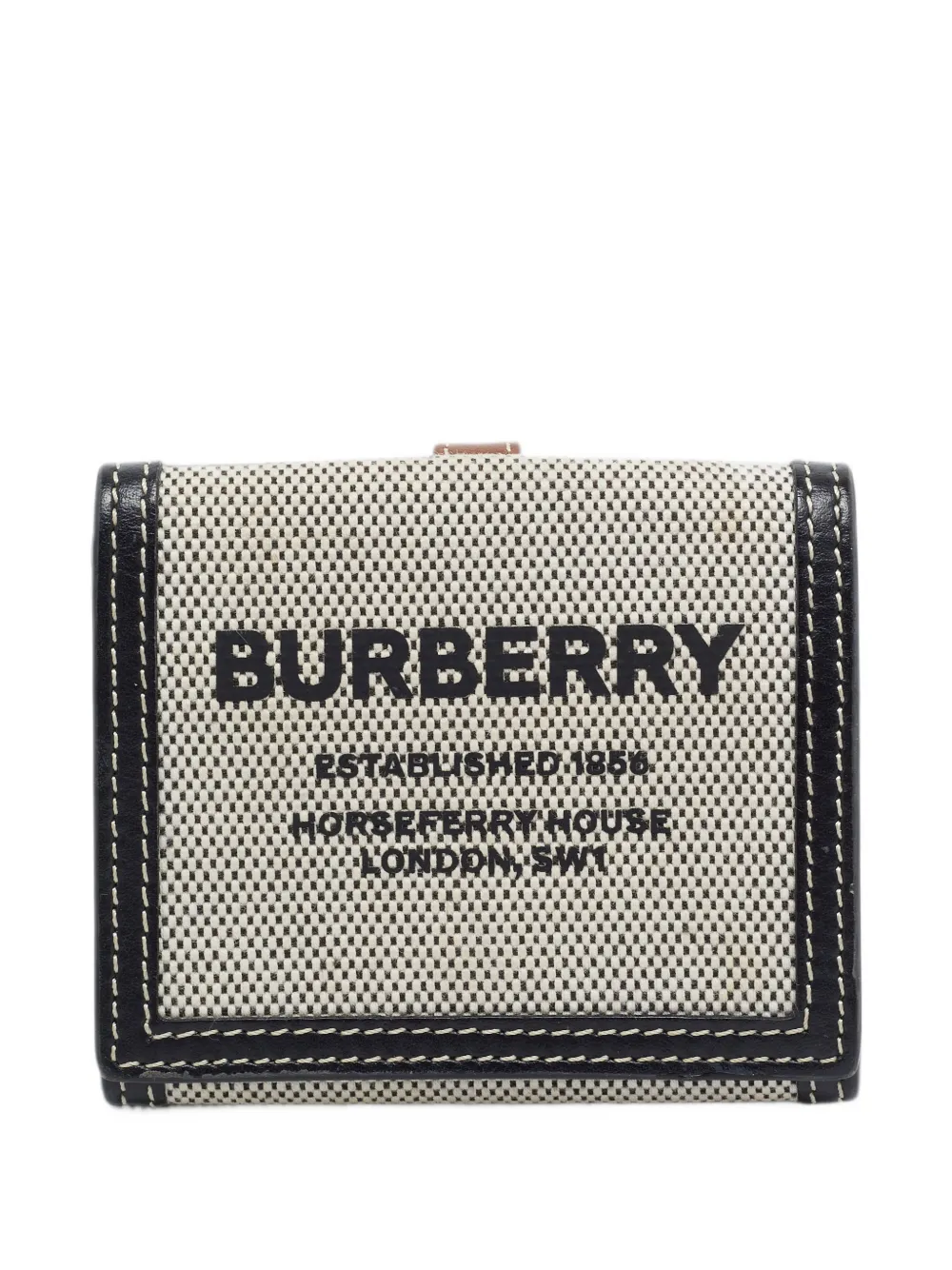 Burberry Pre-Owned Horseferry logo trifold wallet - Grau