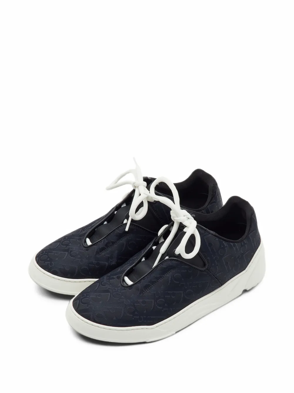 Christian Dior Pre-Owned Oblique B17 sneakers - Blau