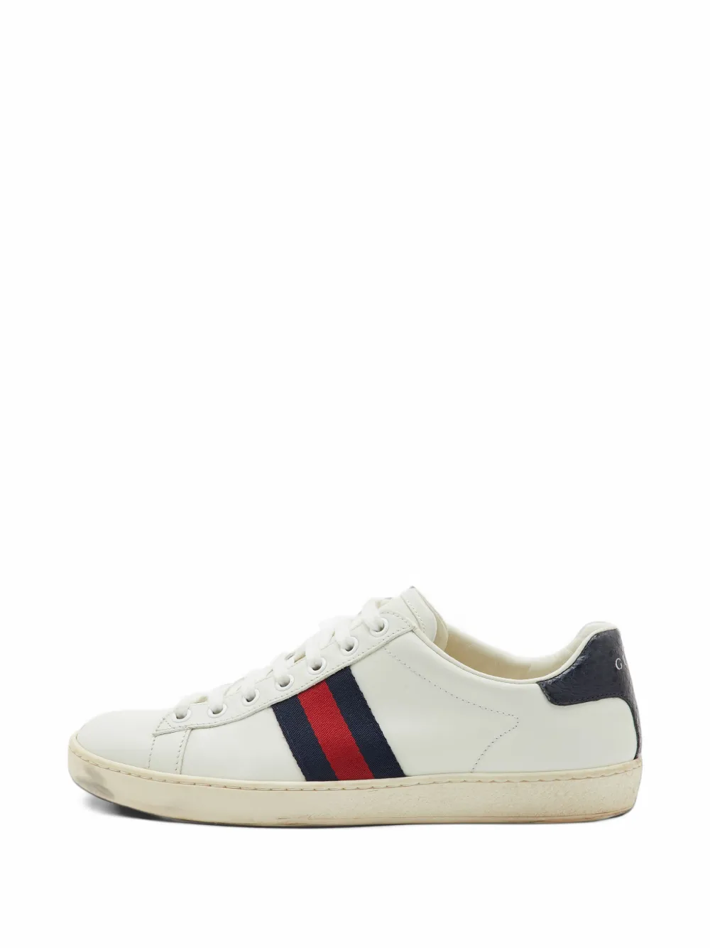 Gucci Pre-Owned Ace Web sneakers - Weiß