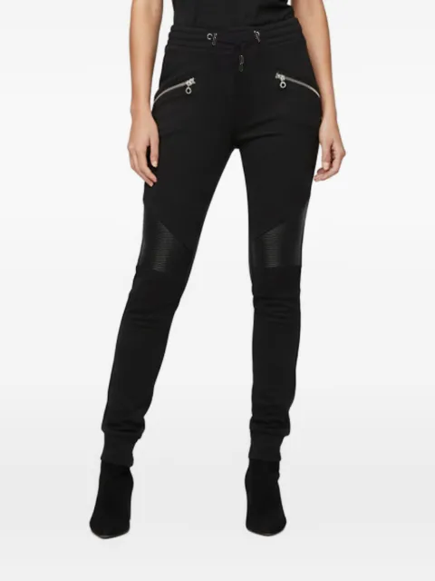 Balmain Pre-Owned biker-style track pants